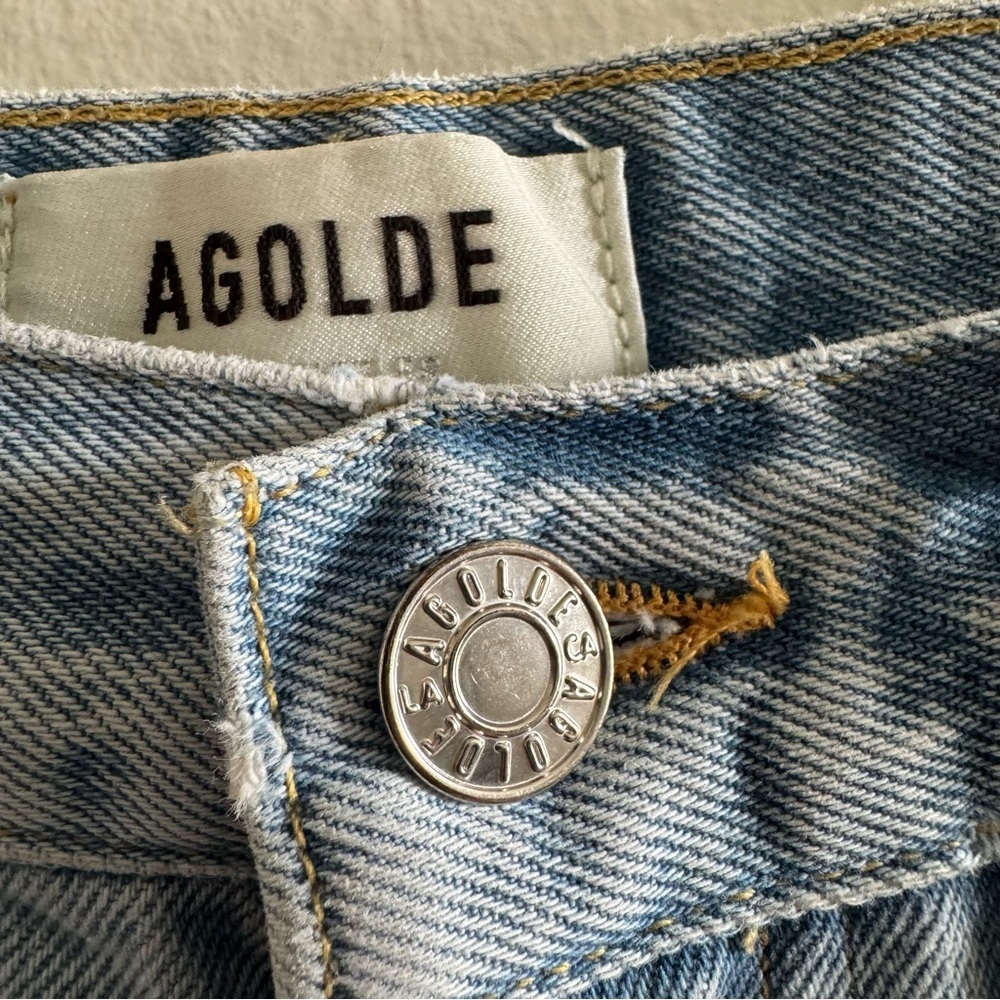 Agolde Parker Vintage Cut off Denim Shorts size 26 - Picture 7 of 10